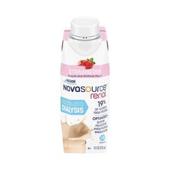 Nestle Healthcare Nutrition Oral Supplement Novasource Renal Strawberry Flavor Liquid 8 oz. Carton, 24 EA/CS