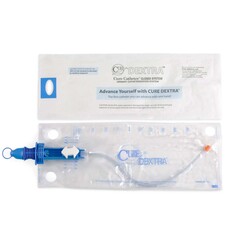 Convatec Intermittent Closed System Catheter Cure Dextra&reg; Closed System Unisex / Straight Tip 12 Fr., 90/CS
