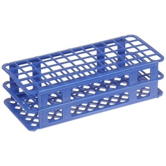 Heathrow Scientific Fold and Snap Test Tube Rack 60 Place 5 to 15 mL Tube Size Blue 2-2/5 X 4-1/8 X 9-2/3 Inch, 1/EA