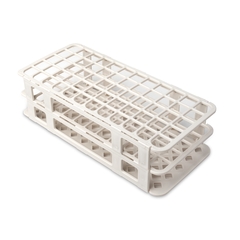 Heathrow Scientific Fold and Snap Test Tube Rack 60 Place 5 to 15 mL Tube Size White 2-2/5 X 4-1/8 X 9-2/3 Inch, 1/EA