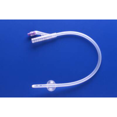 MON148227EA - Teleflex Medical - Foley Catheter 2-Way Standard Tip 30 cc Balloon 18 Fr. Silicone