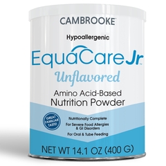 Cambrooke Foods EquaCare Jr.™ Amino Acid Based Pediatric Oral Supplement / Tube Feeding Powder Formula, Vanilla, 14.1 oz. Can, 1/EA