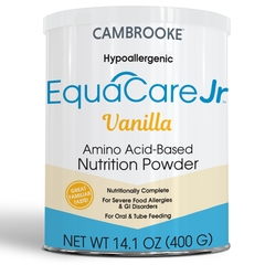 Cambrooke Foods EquaCare Jr.™ Amino Acid Based Pediatric Oral Supplement / Tube Feeding Powder Formula, Unflavored, 14.1 oz. Can, 1/EA