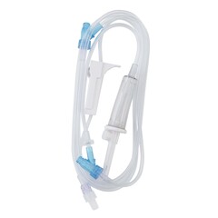 B. Braun Primary IV Administration Set SafeDay™ Gravity 2 Ports 15 Drops / mL Drip Rate Without Filter 84 Inch Tubing Solution Without Flow Regulator, 50/CS