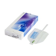 Wellspect Healthcare Intermittent Closed System Catheter Tray LoFric Hydro-Kit Male / Straight Tip 14 Fr. Without Balloon Hydrophilic Coated Polyolefin-Based Elastomer (POBE)