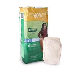 Depend Female Adult Absorbent Underwear Depend FIT-FLEX Pull On