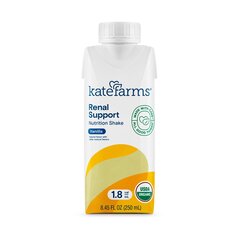 Kate Farms Renal 1.8 Oral Supplement, 250 ml, Vanilla