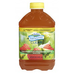 MON671146CS - Hormel Health Labs - Thick & Easy® Clear Thickened Beverage, Kiwi Strawberry, Honey Consistency