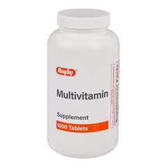 Major Pharmaceuticals Multivitamin Supplement Tablet 1,000 per Bottle, 1/BT
