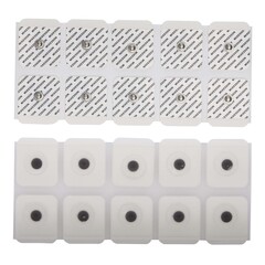 McKesson ECG Monitoring Electrode Snap Connector Conductive Adhesive Gel Foam Backing Adult Non-Radiolucent 10 per Pack