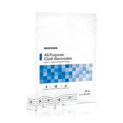 McKesson ECG Monitoring Electrode Cloth Backing Non-Radiolucent Snap Connector 50 per Pack, 50/PK
