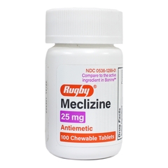 Rugby Nausea Relief Rugby® 25 mg Strength Chewable Tablet