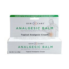 Geri-Care Topical Pain Relief Geri-Care 10% - 15% Strength Menthol / Methyl Salicylate Cream 1 oz.