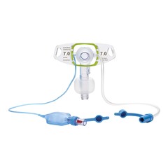 Smiths Medical Cuffed Tracheostomy Tube Portex BLUselect Suctionaid Two Inner Cannulas Size 9.0 mm Adult, 1/EA