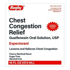 Major Pharmaceuticals Cold and Cough Relief 100 mg / 5 mL Strength Liquid 16 oz., 1/EA