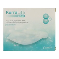 Solventum Corporation Hydrogel Wound Dressing KerraLite Cool&reg; Border Sheet 6 X 6 Inch Sterile, 160/CS