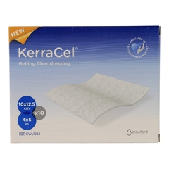 Systagenix Gelling Fiber Dressing KerraCel Carboxymethyl Celluose 4 X 5 Inch, 1/EA