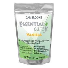 Cambrooke Foods Amino Acid Based Pediatric Oral Supplememt / Tube Feeding Formula Essential Care Jr Vanilla Flavor 14.1 oz. Pouch Powder, 1/EA