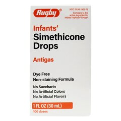 Major Pharmaceuticals Infant Gas Relief Rugby 40 mg / 0.6 mL Strength Oral Drops 1 oz., 1/EA