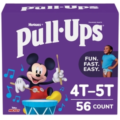 Kimberly Clark Professional Female Toddler Training Pants Pull-Ups Learning Designs for Girls Pull On with Tear Away Seams Size 6 / 4T to 5T Disposable Heavy Absorbency