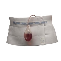 Dale Medical Abdominal Binder Dale&reg; Hook and Loop Closure 60 to 75 Inch Waist Circumference 9 Inch Height Adult, 1/BX