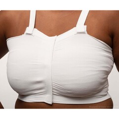Dale Medical Post-Surgical Bra Dale&reg; White 36 to 38 Inch, 1/BX