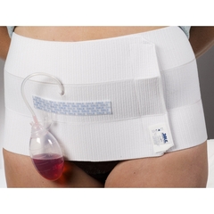 Dale Medical Abdominal Binder with EasyGrip Strip Dale Hook and Loop Closure 46 to 62 Inch Waist Circumference 12 Inch Height Adult, 1/BX