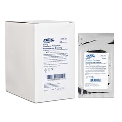Dukal Xeroform Petrolatum Impregnated Dressing Xeroform™ Strip 1 X 8 Inch Sterile, 50/BX