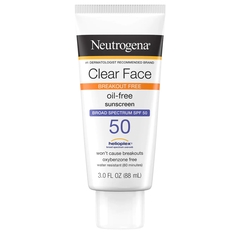 Johnson & Johnson Sunscreen Neutrogena&reg; Clear Face SPF 55 Lotion 3 oz. Tube
