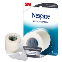 3M Medical Tape Nexcare™ Gentle White 2 Inch X 10 Yard Paper NonSterile