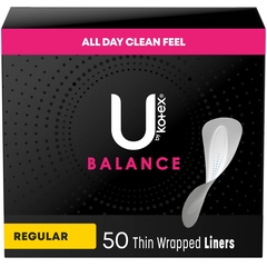 Kimberly Clark Professional Panty Liner U by Kotex&reg; Barely There&reg; Thin Light Absorbency