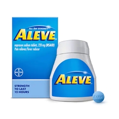 Bayer Pain Relief Aleve&reg; 220 mg Strength Naproxen Sodium Tablet 24 per Bottle