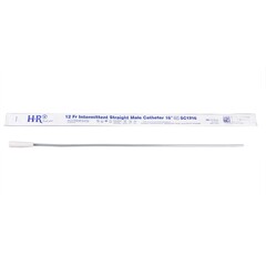 HR Pharmaceuticals Urethral Catheter TruCath™ Straight Tip Uncoated PVC 12 Fr. 16 Inch, 300/CS