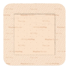Molnlycke Healthcare Thin Foam Dressing Mepilex Border Flex Lite 3 X 3 Inch With Border Film Backing Silicone Adhesive Square Sterile