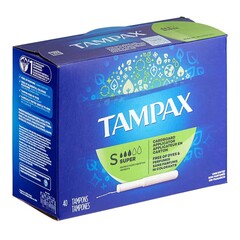 GMAX Tampon Tampax&reg; Super Absorbency Cardboard Applicator Individually Wrapped