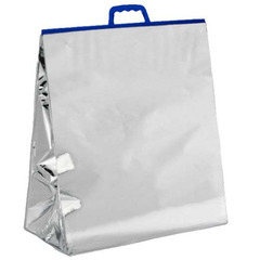 Coldkeepers Reclosable Thermal Bag 7-1/2 X 13 X 19 Inch Mylar / Plastic Silver Snap Closure, 50/CS
