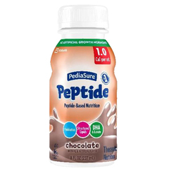 Abbott Nutrition Pediatric Oral Supplement PediaSure Peptide 1.0 Cal Chocolate Flavor 8 oz. Bottle Liquid Peptide Malabsorption / Maldigestion, 24 per Case