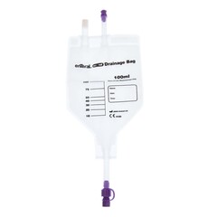 MED Alliance Group Drainage Bag ENFit&reg; Without Tubing 100 mL Sterile ENFit&reg; Connector Barrier, 20/BX