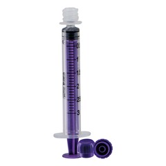 MED Alliance Group Enteral / Oral Syringe ISOSAF™ LowDose 3 mL Enfit Tip Without Safety, 100/BX