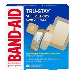 J & J Healthcare Systems Adhesive Strip Band-Aid&reg; (2) 2-1/4 X 3 Inch / (30) 3/4 X 3 Inch / (34) 5/8 X 2-1/4 Inch / (14)7/8 X 7/8 Inch Plastic Assorted Shapes Tan Sterile, 1920/CS