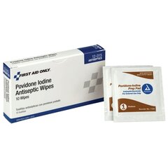 Acme First Aid Only PVP Prep Pad, 10% Strength Povidone Iodine Individual Packet, Medium, NonSterile, 60/CS