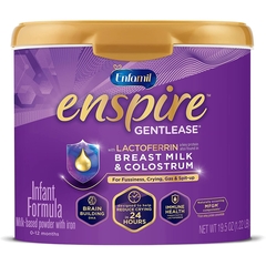Mead Johnson Nutrition Infant Formula Enfamil Enspire Gentlease 19.5 oz. Tub Powder, 4/CS