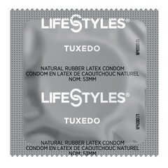 Sxwell USA Condom Lifestyles Tuxedo Lubricated One Size Fits Most 1,008 per Case, 1 Case