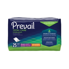 First Quality Prevail&reg; Total Care™ Underpads, 30 X 30 Inch, Disposable, Heavy Absorbency, 100/CS