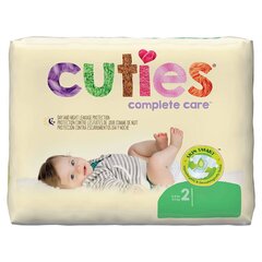 First Quality Unisex Baby Diaper Cuties&reg; Size 2 Disposable Heavy Absorbency