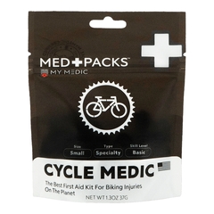 MyMedic Med Packs First Aid Kit for Cyclists - Bike Injury Supplies in Portable Pouch, 1/EA