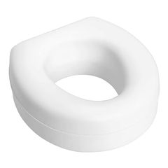 Mabis Healthcare Raised Toilet Seat HealthSmart 5 Inch Height White 250 lbs. Weight Capacity., 1/EA