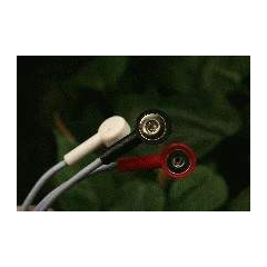 MON530344EA - Mindray USA - ECG Leadwire Length 24 Inch, White, Red, Black, 3 Lead Set, Button Snap, Shielded, 1/ EA