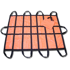 Dick Medical Supply Transfer Sheet BIG Daddy Soft Stretcher Orange 60 X 80 Inch 10 Handles, 1 Each