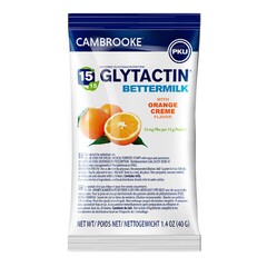 Cambrooke Foods Oral Supplement Glytactin BetterMilk Orange Crme Flavor Powder 1.4 oz. Individual Packet
